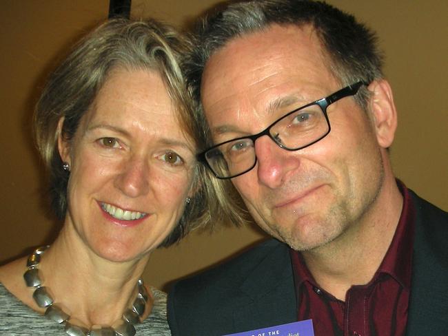 Wentworth Courier socials March 9 - 1.   Doyen of diets Dr Michael Mosley and wife Dr Clare Bailey. LARGER PIC