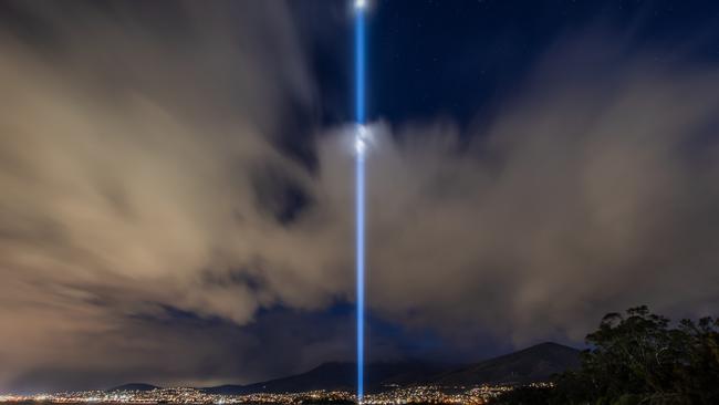 Dark Mofo 2021. Ryoji Ikeda spectra. Picture DarkLab Media