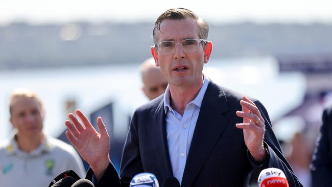 NSW Premier Dominic Perrottet said raising the dam wall was the ‘single biggest piece of work’ his government could undertake to protect lives and property from the risk of flooding. Picture: NCA NewsWire / David Swift