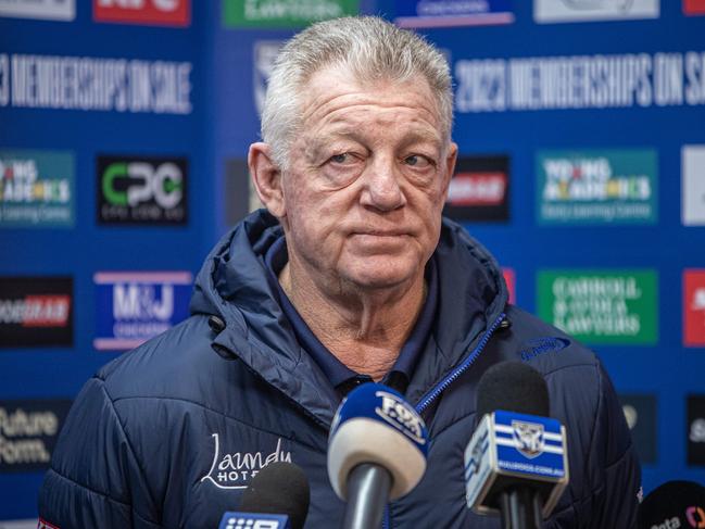 “I haven’t done anything wrong: Bulldogs general manager of football Phil Gould. Picture: Julian Andrews