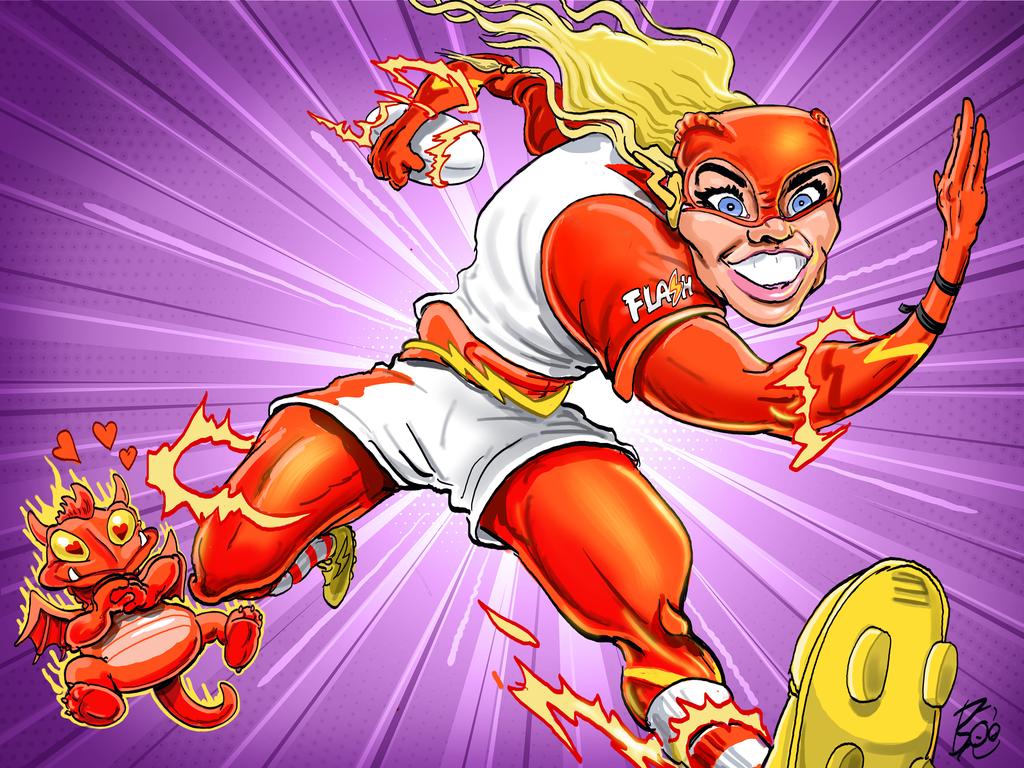 Teagan Berry is one of the most electric players in the competition. Picture: Boo Bailey