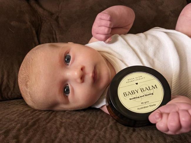 Noah-Ryder Liddell, nine weeks old. Our baby boy Noah-Ryder is the cutest little boy around town. He enjoys music but not baby music. He would rather listen to Taylor Swift's Folklore album, it even settles him and he listens during tummy time too! Noah- Ryder also loves cuddles and his puppy Snickers who he goes on walks with, with Mum and Dad.