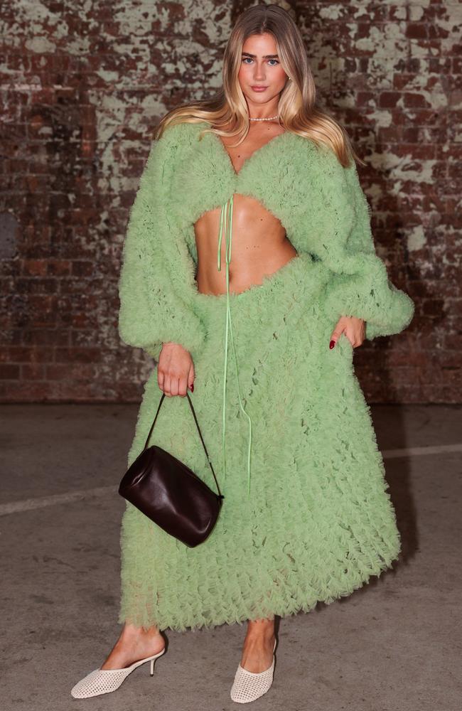 Fashion influencer Sophia Begg at 2025 Fashion Week. Picture: Matrix Pictures