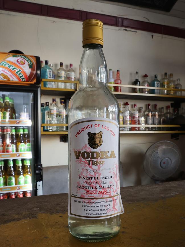 Authorities in Laos have banned Tiger Vodka and Tiger Whisky from being sold and consumed following the deaths of six tourists from suspected methanol poisoning.