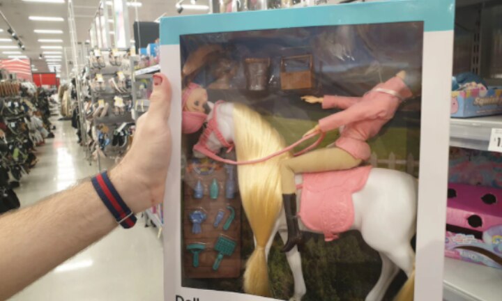 kmart barbie horse