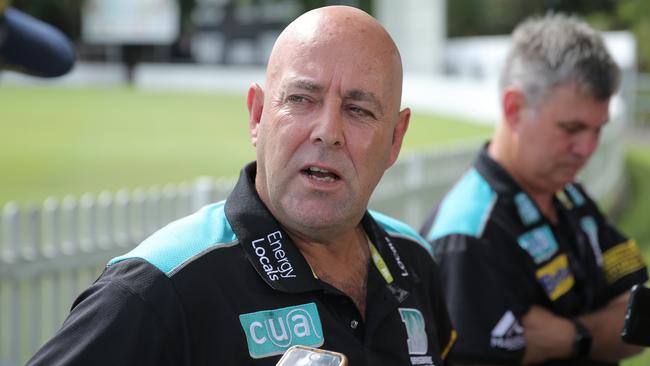 Darren Lehmann is thrilled with the new signing. Picture: Mark Cranitch.