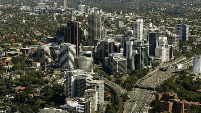 North Sydney is going through a population boom. Picture: John Appleyard