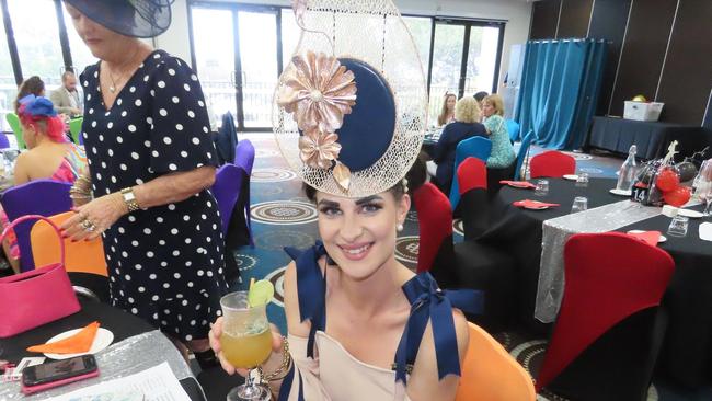 Lorrin Bosel won “Best Fascinator” at the Beach House Hotel's Melbourne Cup celebrations.