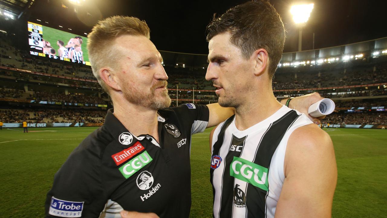 Could Scott Pendlebury surpass Nathan Buckley? Picture: Michael Klein