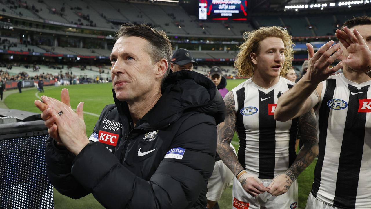 Craig McRae after Collingwood’s win