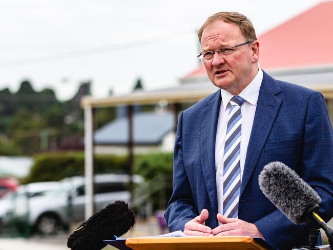 Roger Jaensch, Minister for Children, said steps had been taken to help forced adoption victims. Picture: Linda Higginson