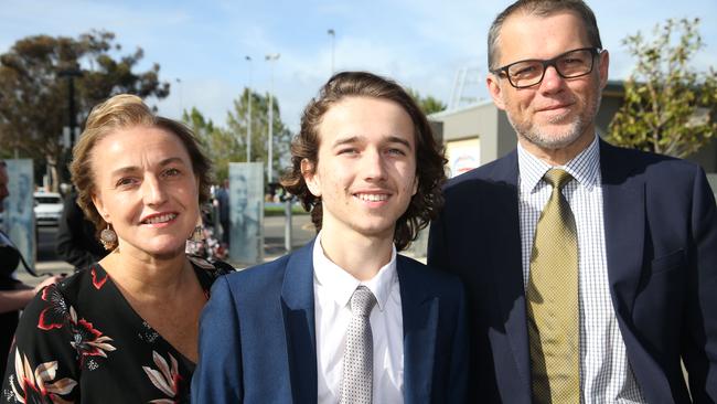 St Joseph’s College 2021 graduation ceremony. Picture: Mike Dugdale