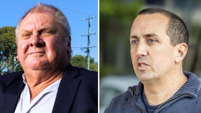 Capalaba MP Russell Field, whose son Matthew died at an intersection on Vienna Rd at Alexandra Hills in 2021; and ex-Capalaba MP Don Brown who says the LNP’s ‘Adult Time for Adult Crime’ promise is hollow.