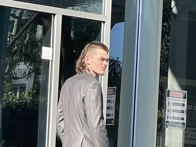 Hipkins was known to police for his “dark mullet”. Picture: NewsLocal