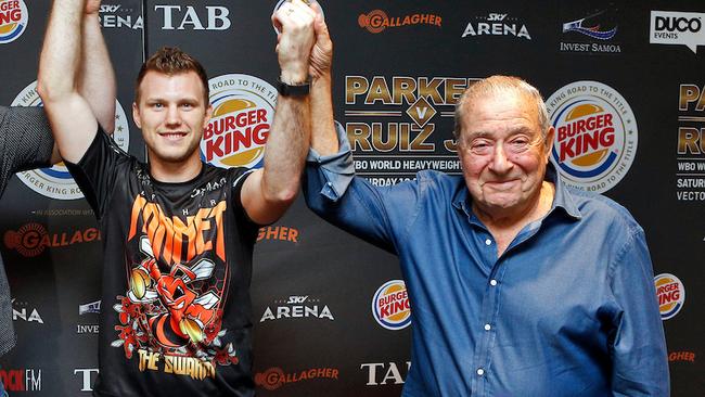 Jeff Horn with legendary promoter Bob Arum.