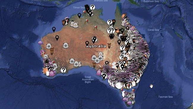 Animal activist group Aussie Farms new map tracks farms across the country.