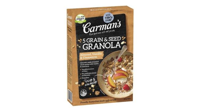 Carman’s 5 Grain & Seed Granola.