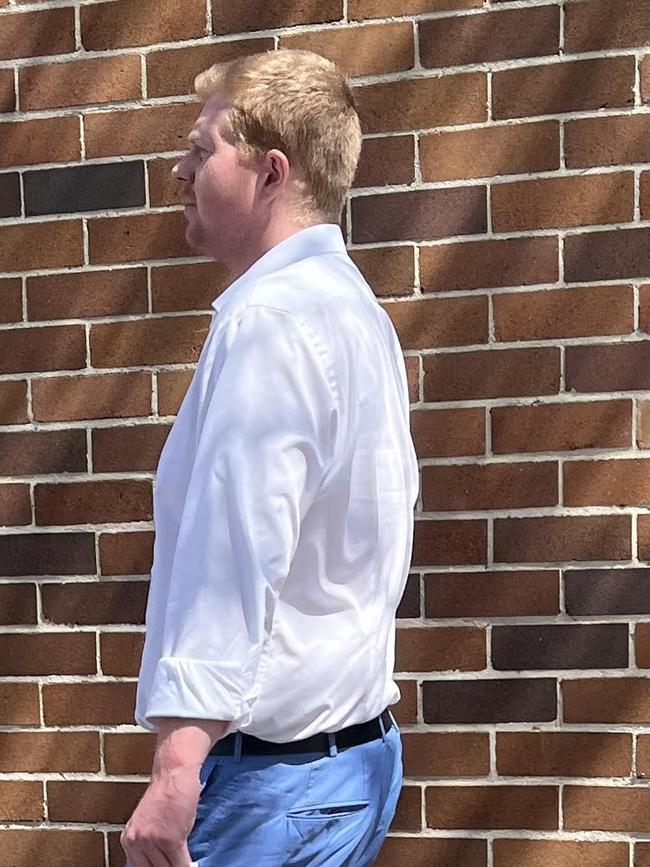 Cochrane outside Waverley Local Court before he was sentenced.