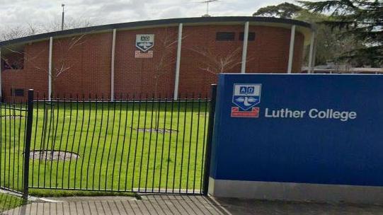 Parents with children at Luther College in Croydon have been told five students across five year levels and a teacher has Covid. Picture: Google Street View