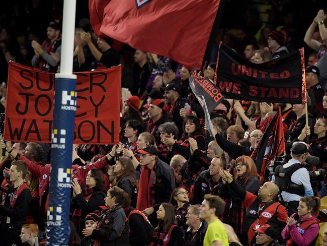 Essendon’s biggest Victorian membership base remains at the club’s traditional heartland. Picture: AAP Image/Tracey Nearmy