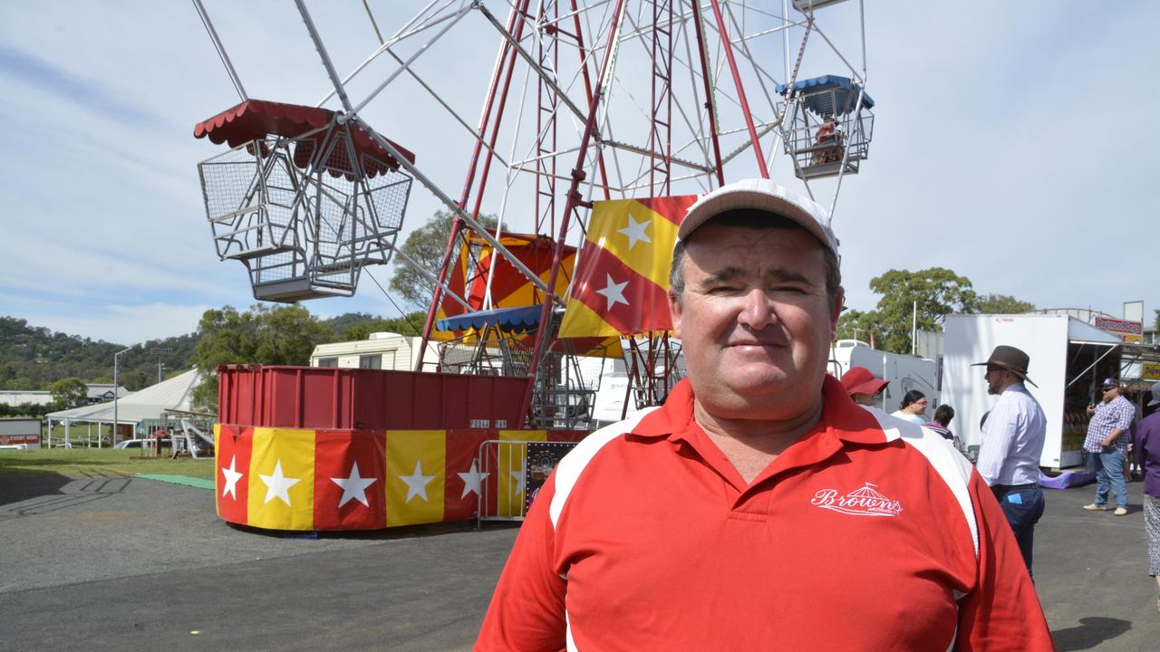 Showie Mick Brown was proud as punch to see his ferris wheel featured in the Elvis biopic. Darling Downs residents get ride the piece of movie history at the Toowoomba Show this weekend.