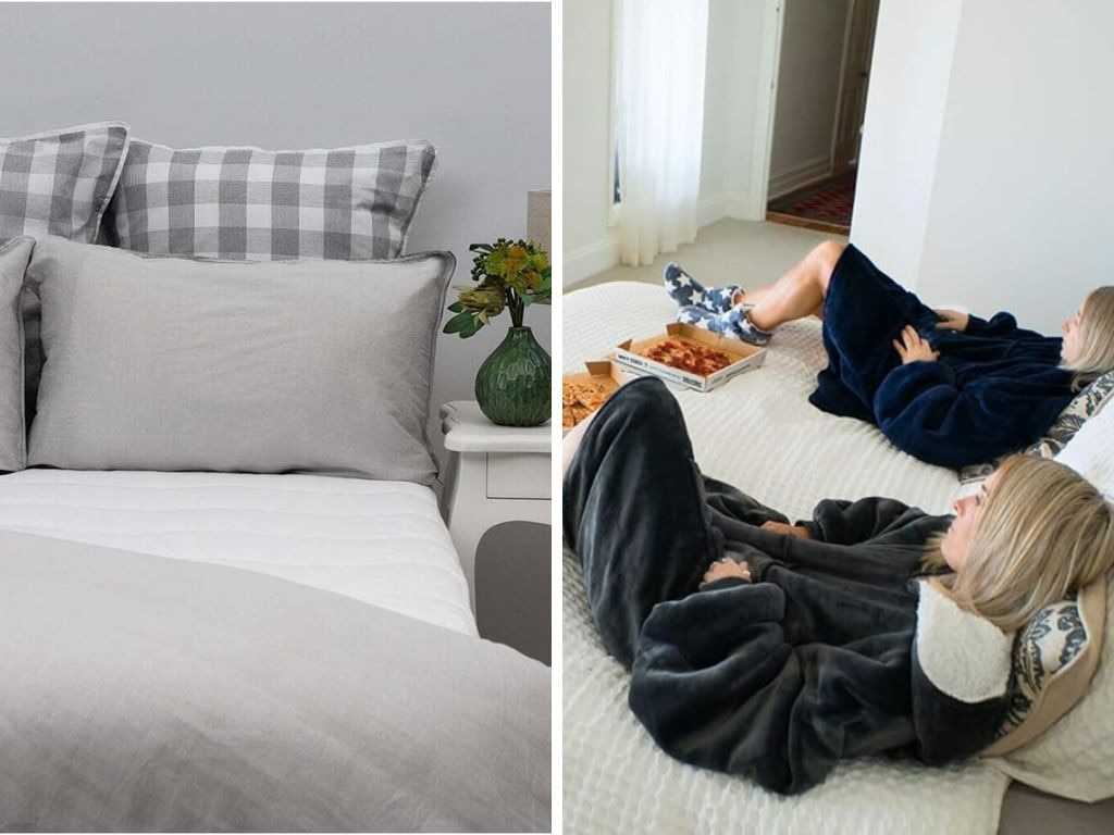 Cozy up with Tontine, Oodie, Sunbeam and more. Pictures: Amazon Australia.