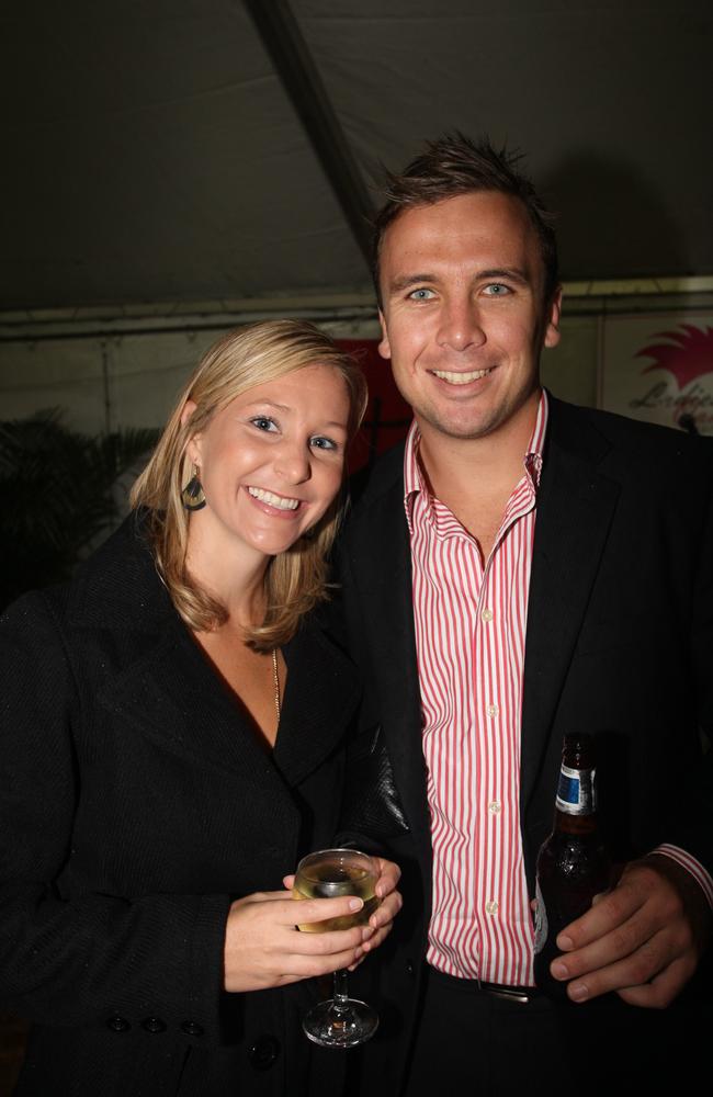 Megan Meineke and Dan Sowden in 2008. Picture: Nicholas Falconer