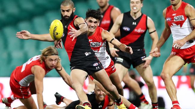 Adam Saad provided plenty of run out of defence. Picture: Getty