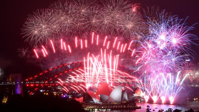 The midnight fireworks were worth the wait! Picture: Toby Zerna