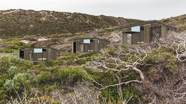 The Australian Walking Company wants to build “sleeping pods” near the Kangaroo Island Wilderness Trail as part of a $4 million accommodation plan. Picture: Australian Walking Company