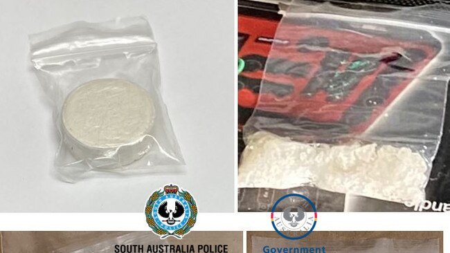 Drugs seized at a Parafield Gardens address. Picture: SA Police