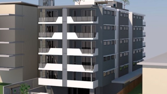 Artist's impression of the proposed Riverview Tce unit project.