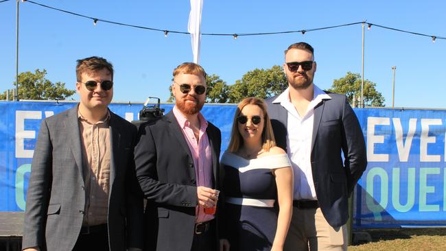 POP UP POLO BUNDABERG 2021: Sarah Tree, Chris Tree, Jordan Conquest and Drew Zielke.