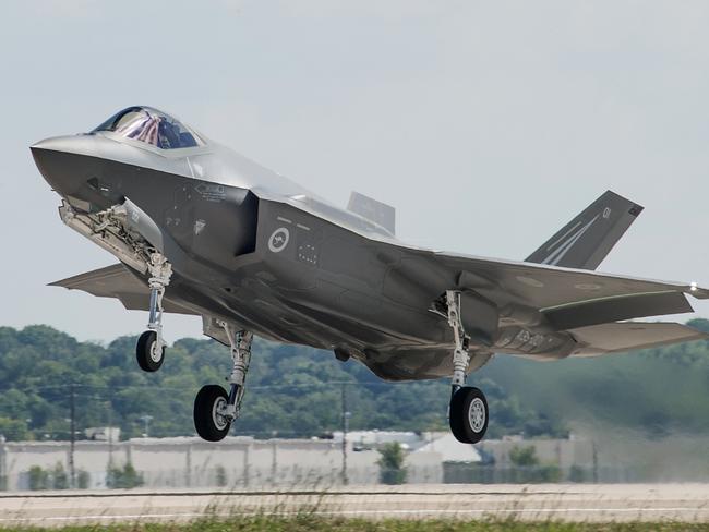 A Lockheed Martin F-35A Lightning II Joint Strike Fighter makes its inaugural flight in Texas.