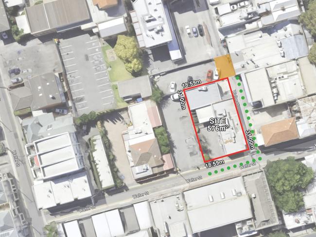 Proposed residential tower for Walter St, North Adelaide. Picture: Supplied