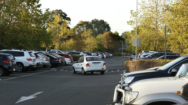 Parking at the Doncaster Park and Ride is notoriously difficult after 8am. Picture: Stuart Milligan