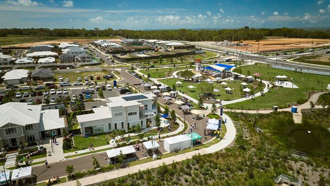 The state government is pushing for more housing in Redland. This is a picture of the Shoreline Housing estate at Redland Bay, where the council has located much of the growth. Picture: Facebook