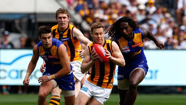 Sam Mitchell is one of the greats to come out of the VFL. Picture: Wayne Ludbey