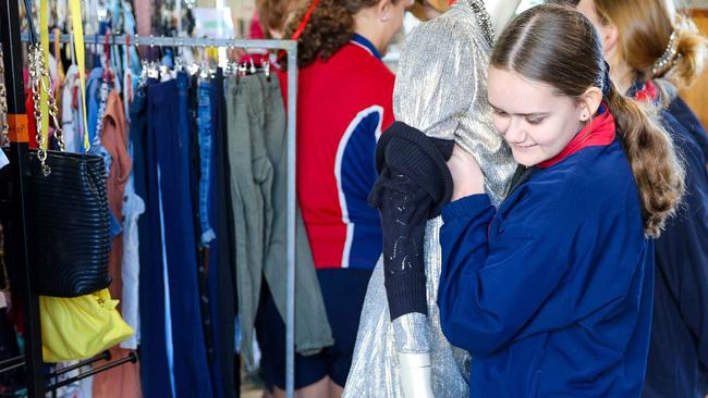 Students from the Emmaus College Earth Care group are taking the lead in the fight against fast fashion after launching their own innovative swap shop for their peers.