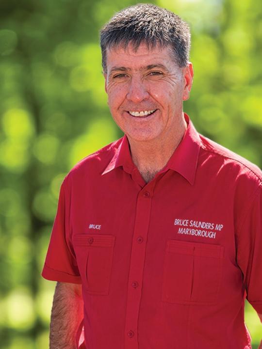 Former Maryborough Labor MP Bruce Saunders.