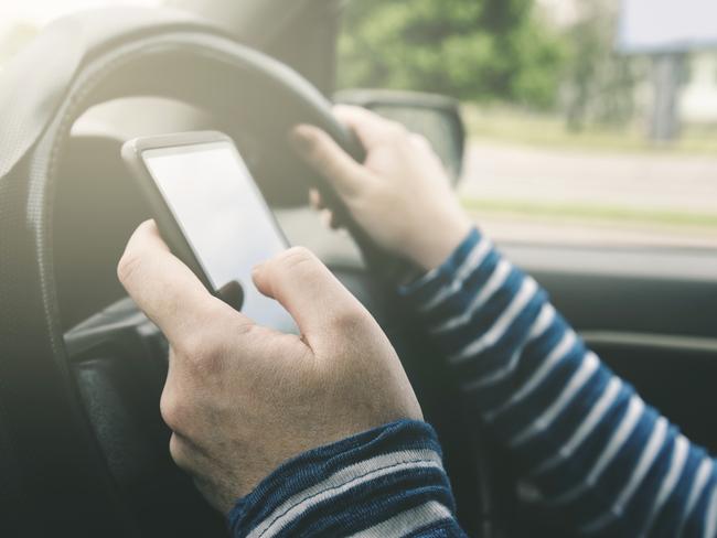 More than 2000 people have been caught using their mobile phone since the two police officers were struck. Picture: iStock