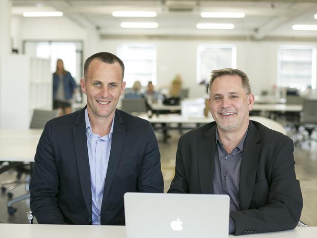 Preventum co-founders Lyndon Holzheimer and Steve Huff. Picture: Supplied