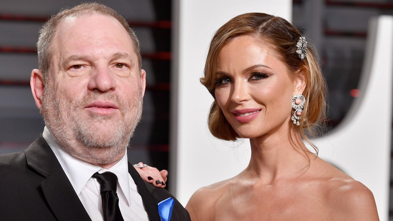 Harvey Weinstein and Georgina Chapman at the 2017 Vanity Fair Oscar Party Picture: Pascal Le Segretain/Getty Images,