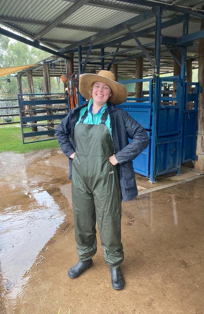 Clermont Veterinary Surgery vet nurse Gemma Lees was well prepared for the floods that battered the region in January, 2023. Picture: Supplied