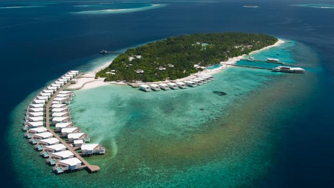 Amilla Fushi from the air. Photo: supplied