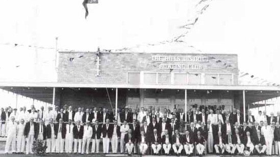 The opening of The Hills Bowling Club’s new clubhouse. Picture: Hills District Historical Society.