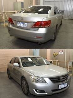 Shu Jian Lim Toyota, which was found dumped after he vanished. Picture: Supplied/Victoria Police,