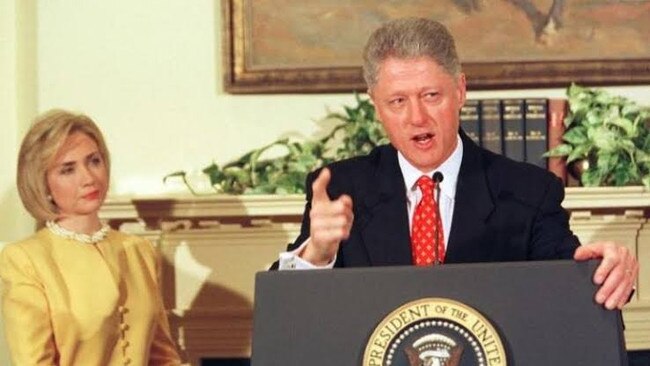 Bill Clinton declares: “I want to say one thing to the American people: I did not have sexual relations with the woman, Miss Lewinsky.”