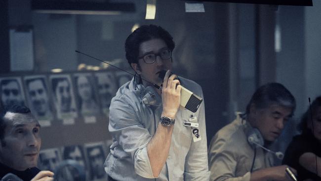 Jacques Lesgardes (Zinedine Soualem), left, and Geoff Mason (John Magaro) star in Paramount Pictures’ “SEPTEMBER 5," the film that unveils the decisive moment that forever changed media coverage and continues to impact live news today, set during the 1972 Munich Summer Olympics.