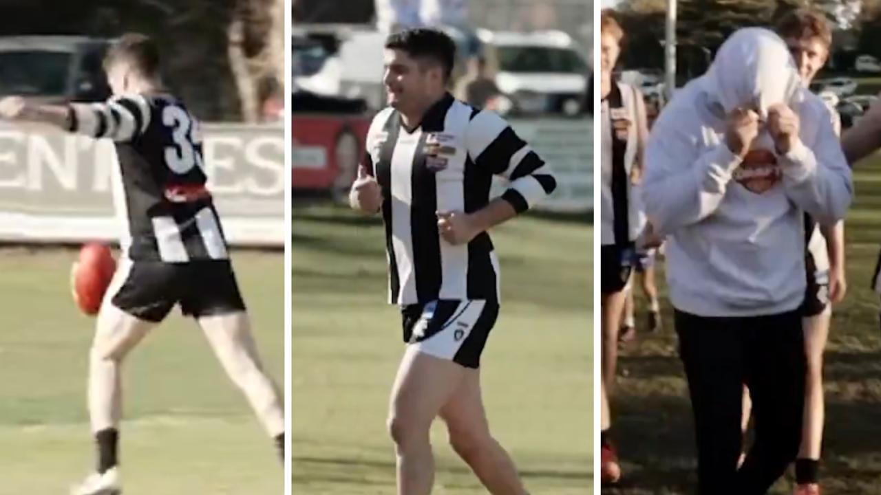 Leigh Montagna's Carlton Draft outing didn't go according to plan!